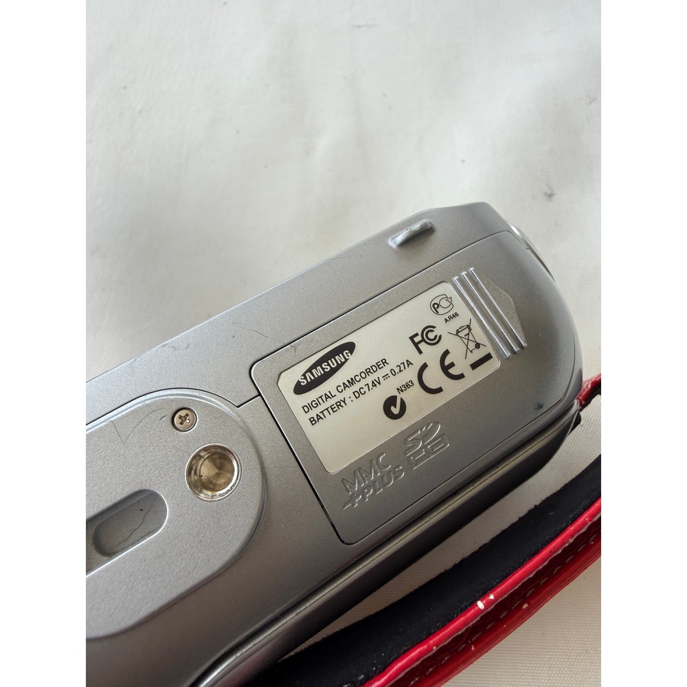 UNTESTED Samsung SC-MX20R Red Digital Camcorder 34x Optical Zoom - Picture 4 of 7